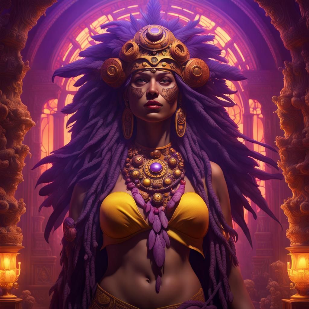Pacha Mama Viracocha: Dark Fantasy Concept Art
