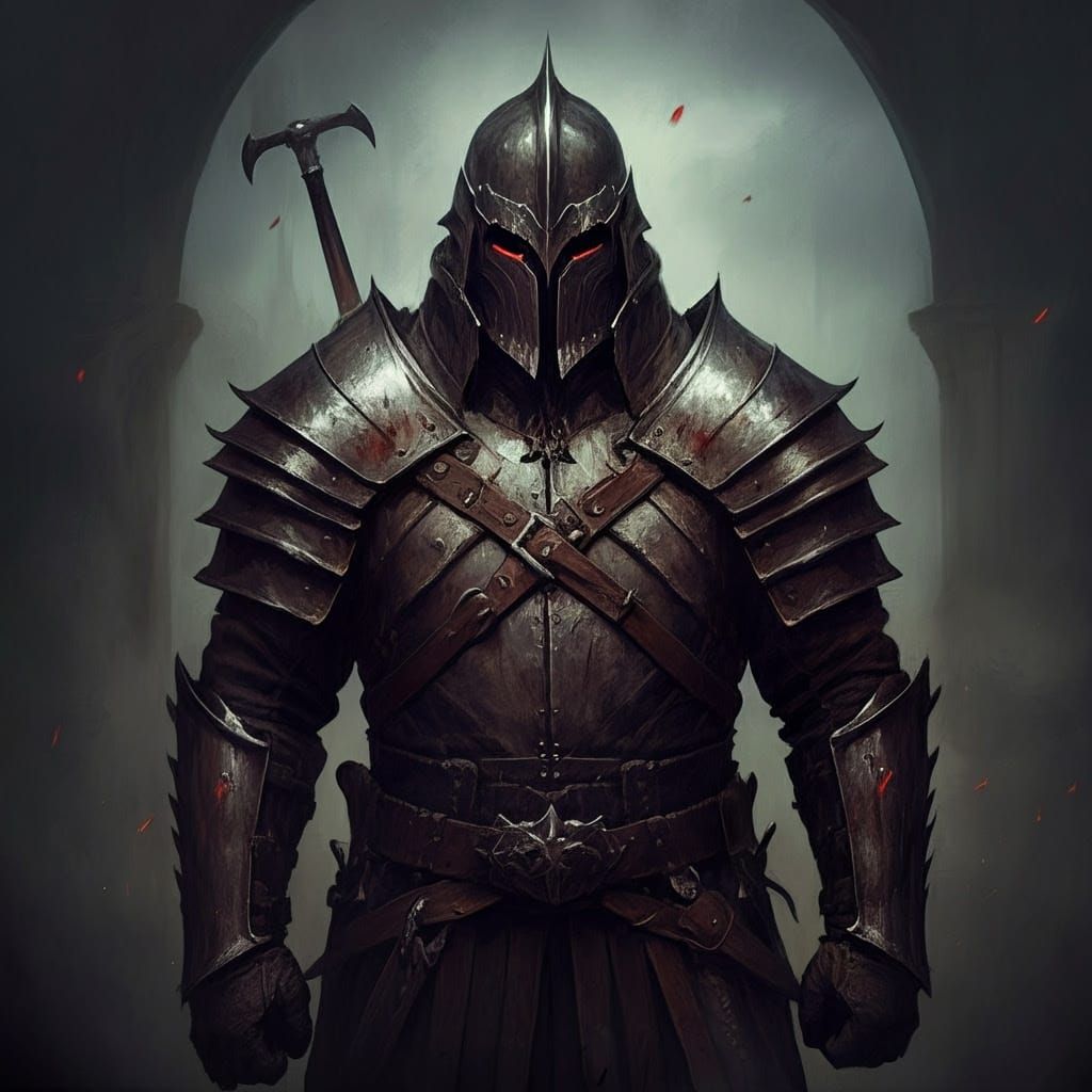 Dark Fantasy Landscape in Grimdark Style