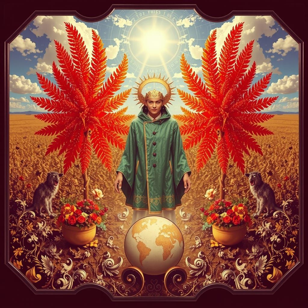 AI Generated Abstract Art Celebrating Perfection and Beauty