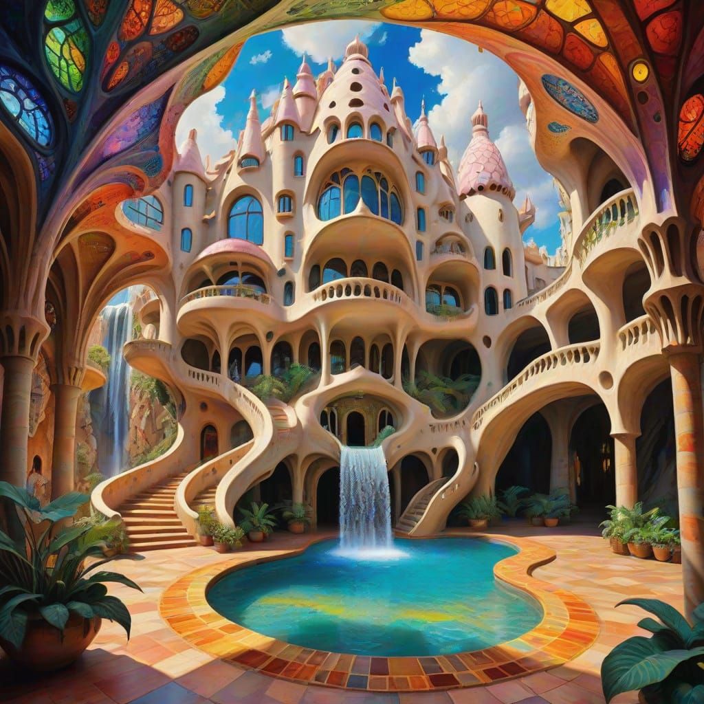 Organic architecture in Minas Tirith