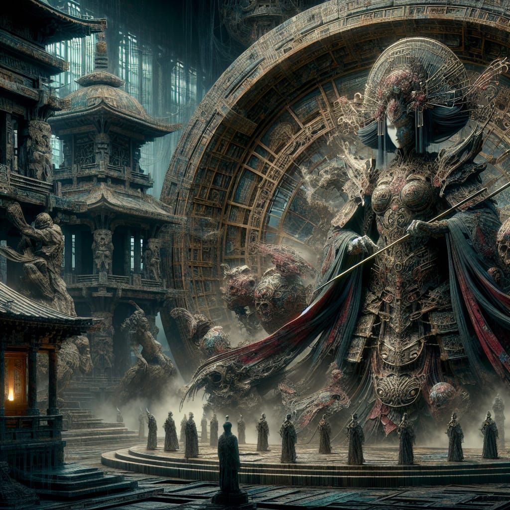 Geisha Ghost Vengeance in Dark Mausoleum