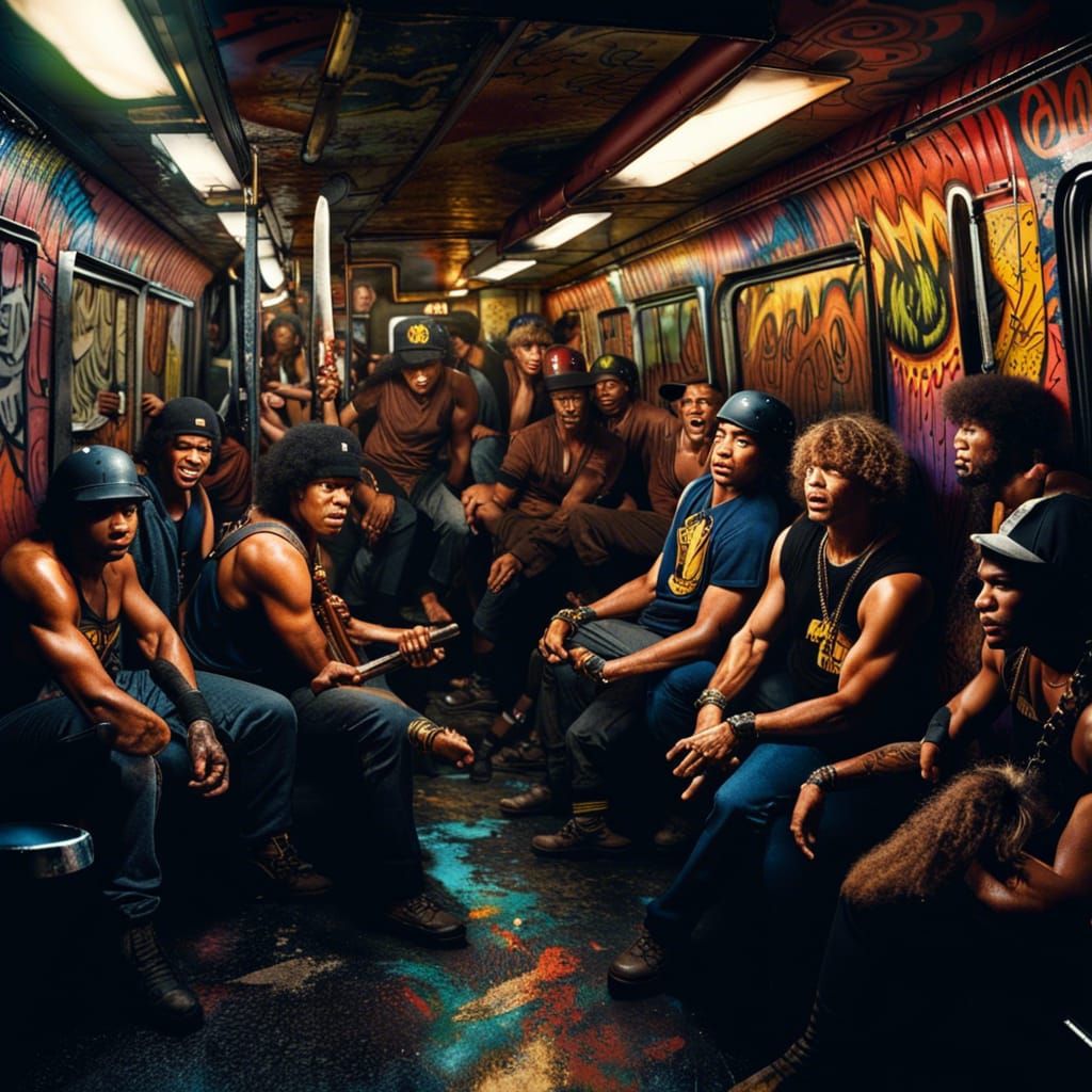 "The Warriors" Style Subway Train