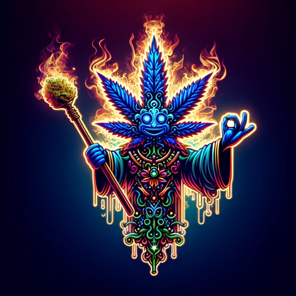 Cannabis Pop art