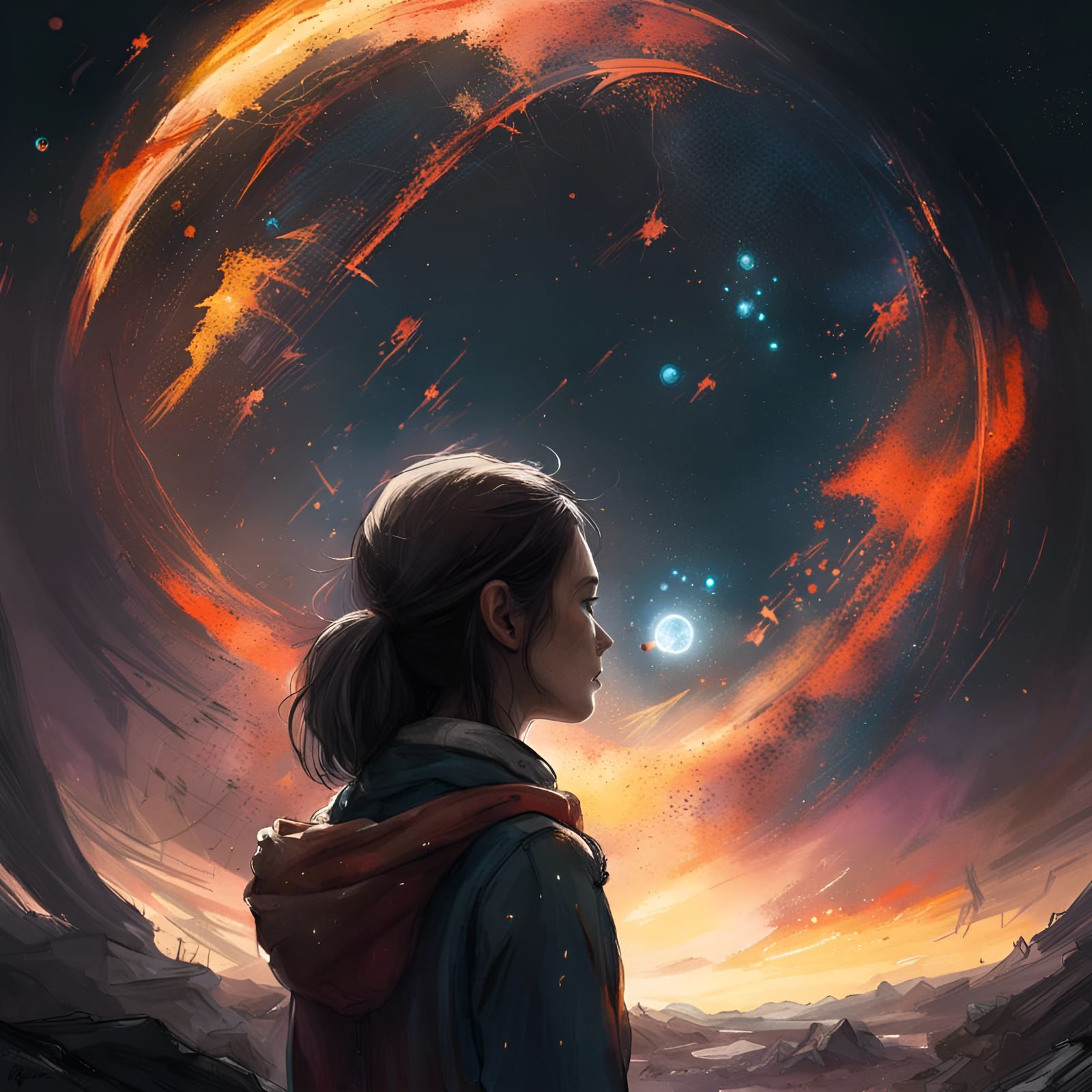 Epic Starscape: Girl's Fantasy Awakening