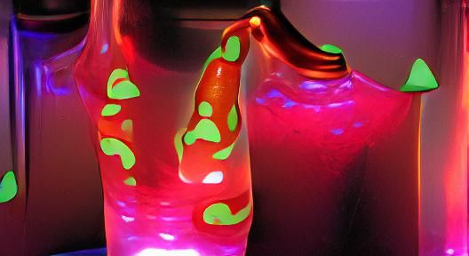 Mesmerizing Lava Lamp: A Retro Display of Color