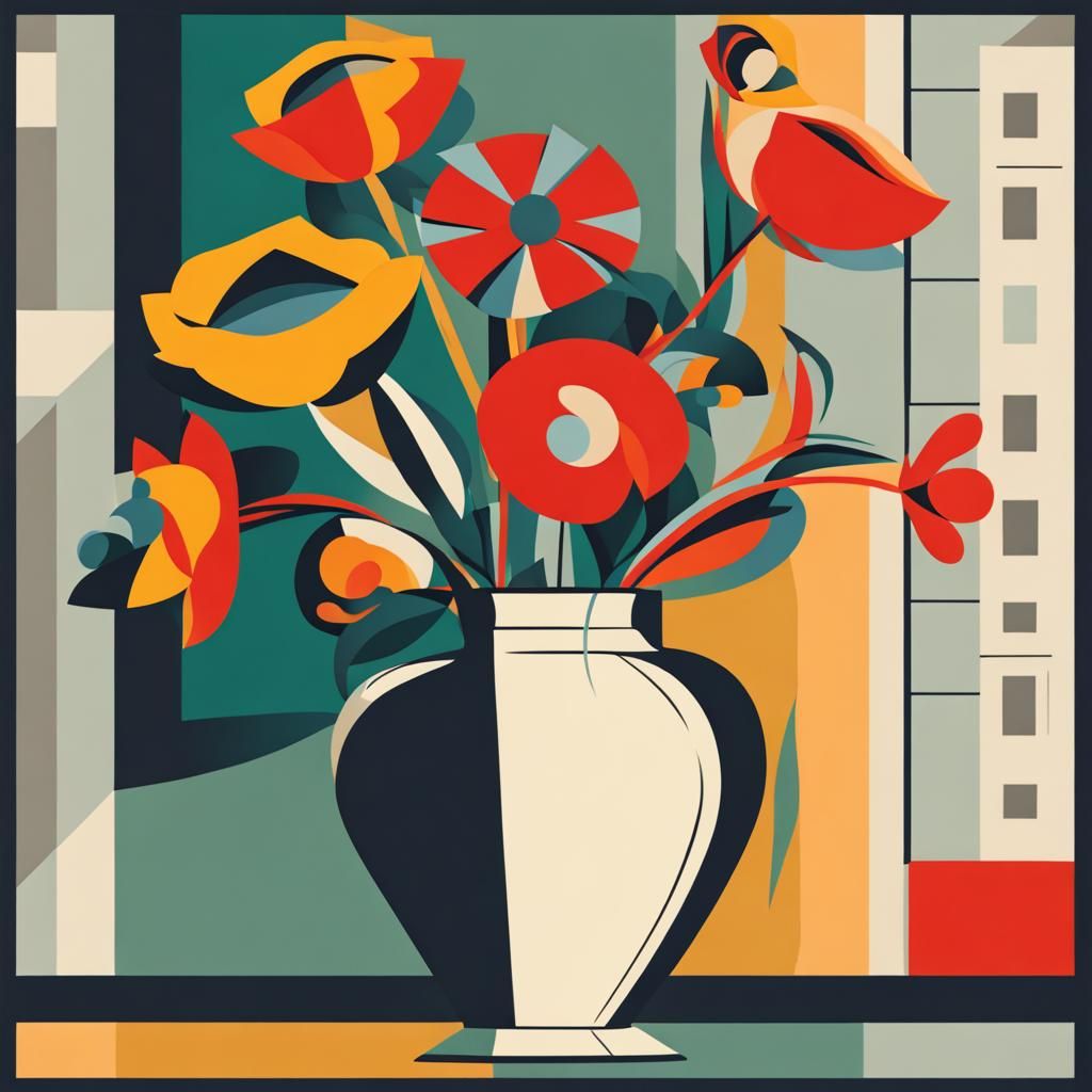 Constructivist Floral Arrangement