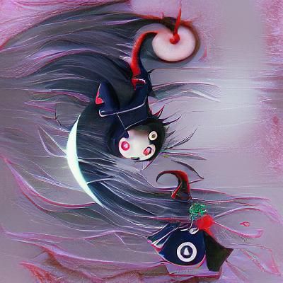 Kuromi Digital Art: Sanrio's Mischievous Character