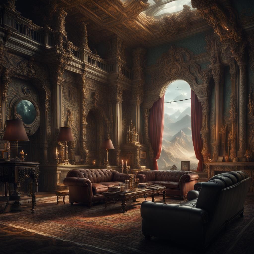 Dramatic Existential Tomes in Digital Matte Painting