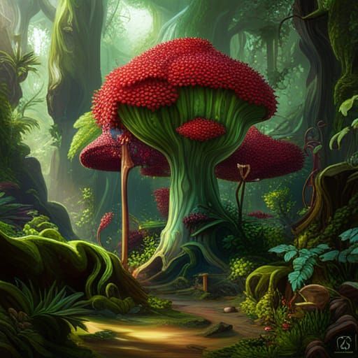 Pitcher Plant Treehouse in a Rafflesia Forest