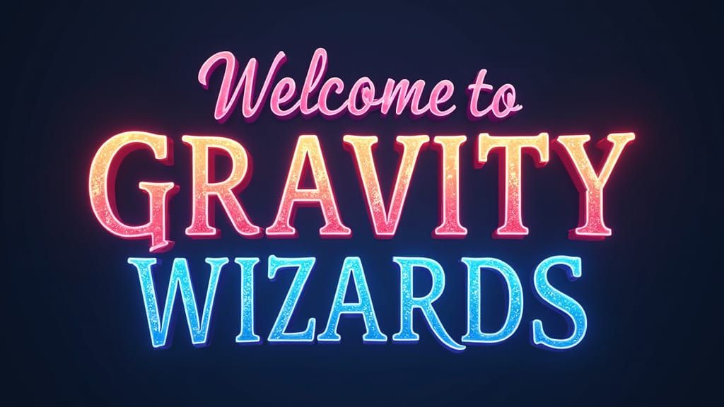 Mystical Welcome to Gravity Wizards in Cosmic Art