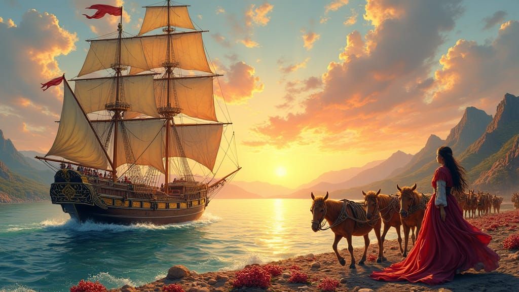 Roman and Chinese Cultures Meet in a Dance of Commerce and E...