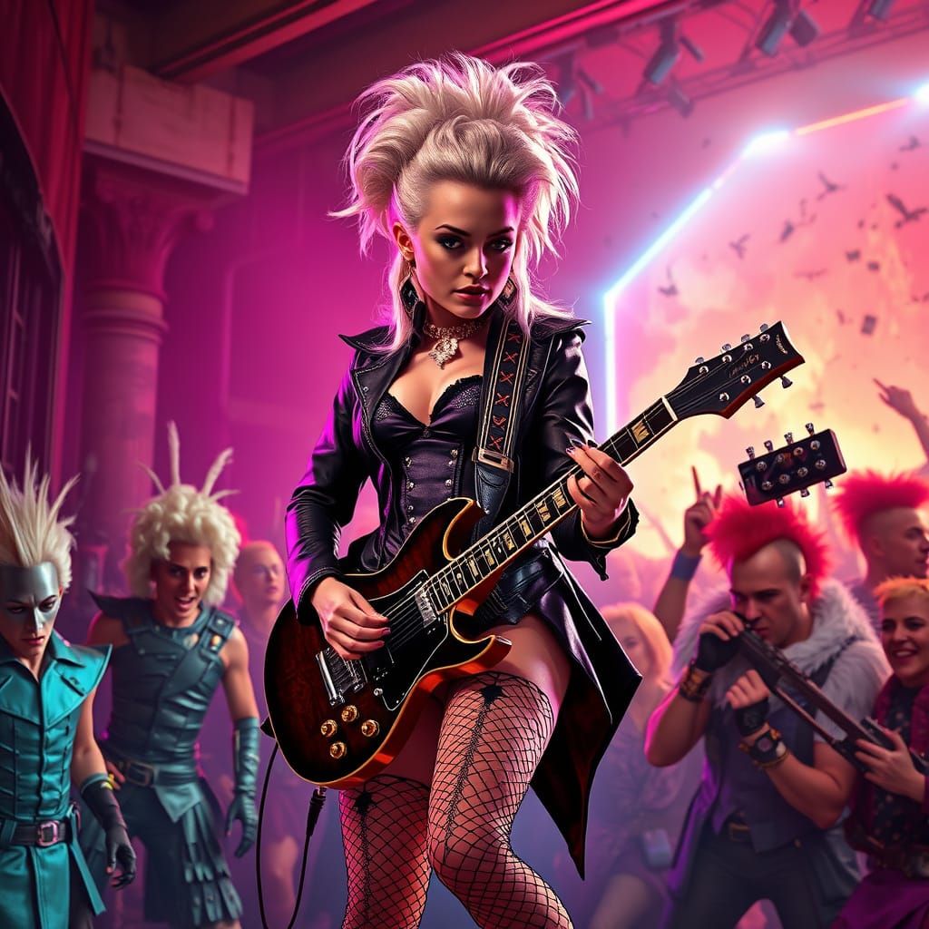 Marie Antoinette: Punk Rock Icon in a Cyberpunk Revolution