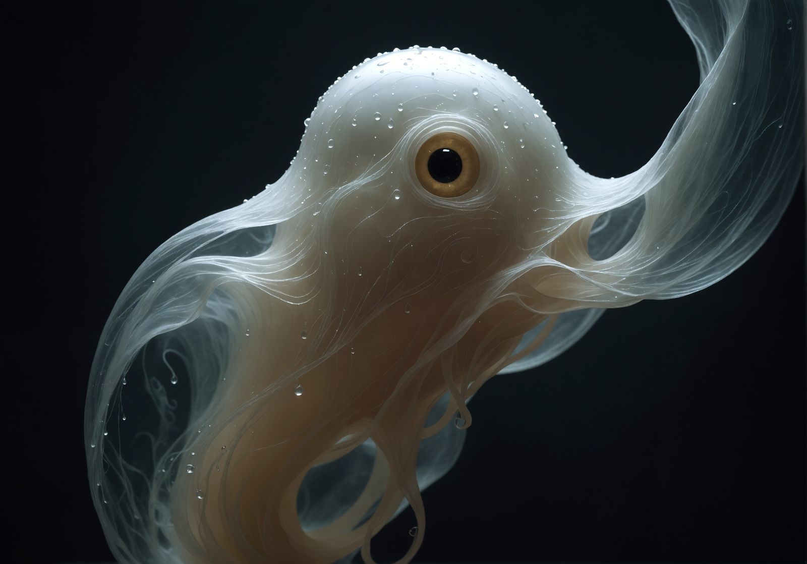 The bottom looking up in the style of Belsipe