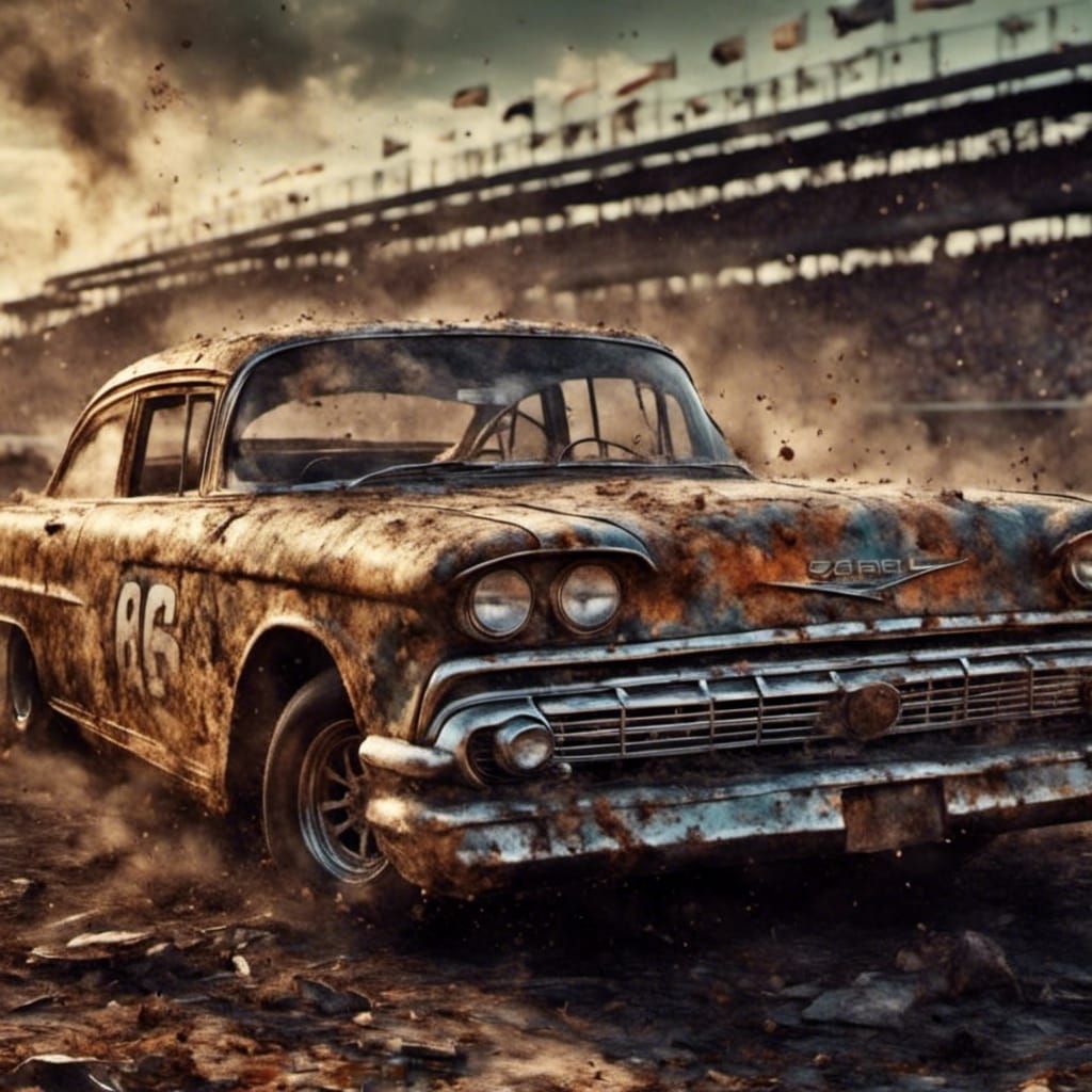 Vintage 1959 NASCAR Race Car