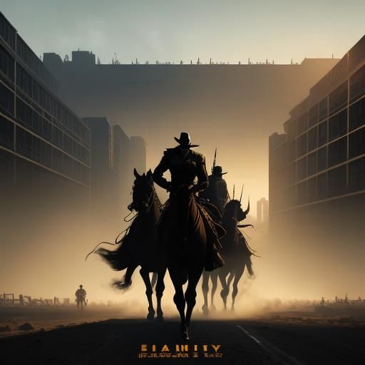 Epic Exodus: Cinematic Golden Hour Escape