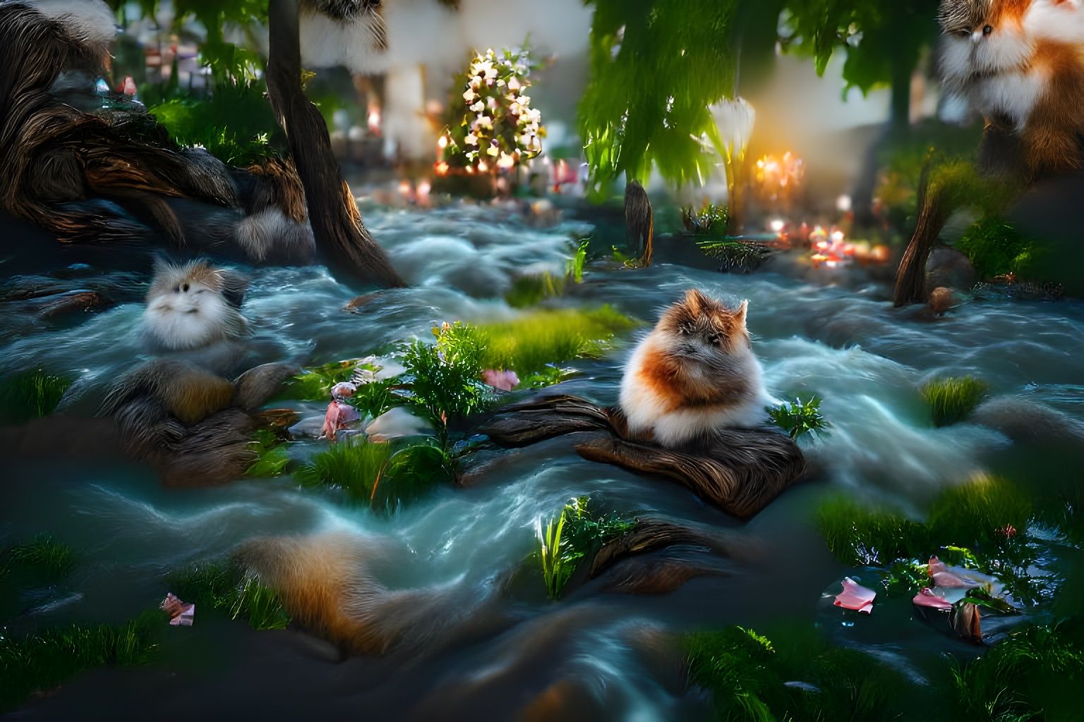 Adventurous Cat Ready for a Journey