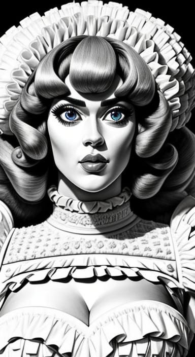 Symmetrical Speed Racer-Inspired Zentangle Art