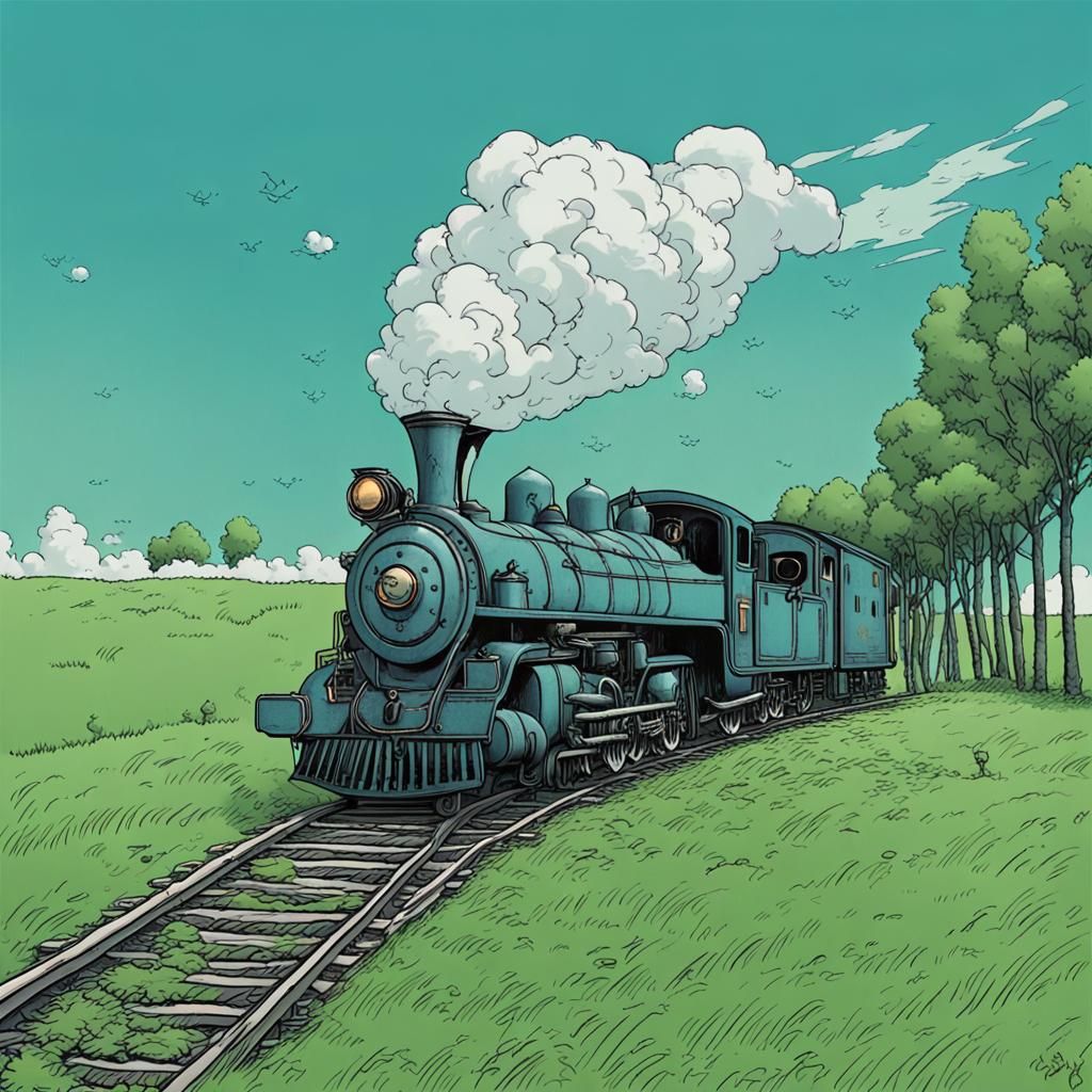 Surreal Cosmic Journey Inspired by Pablo Amaringo