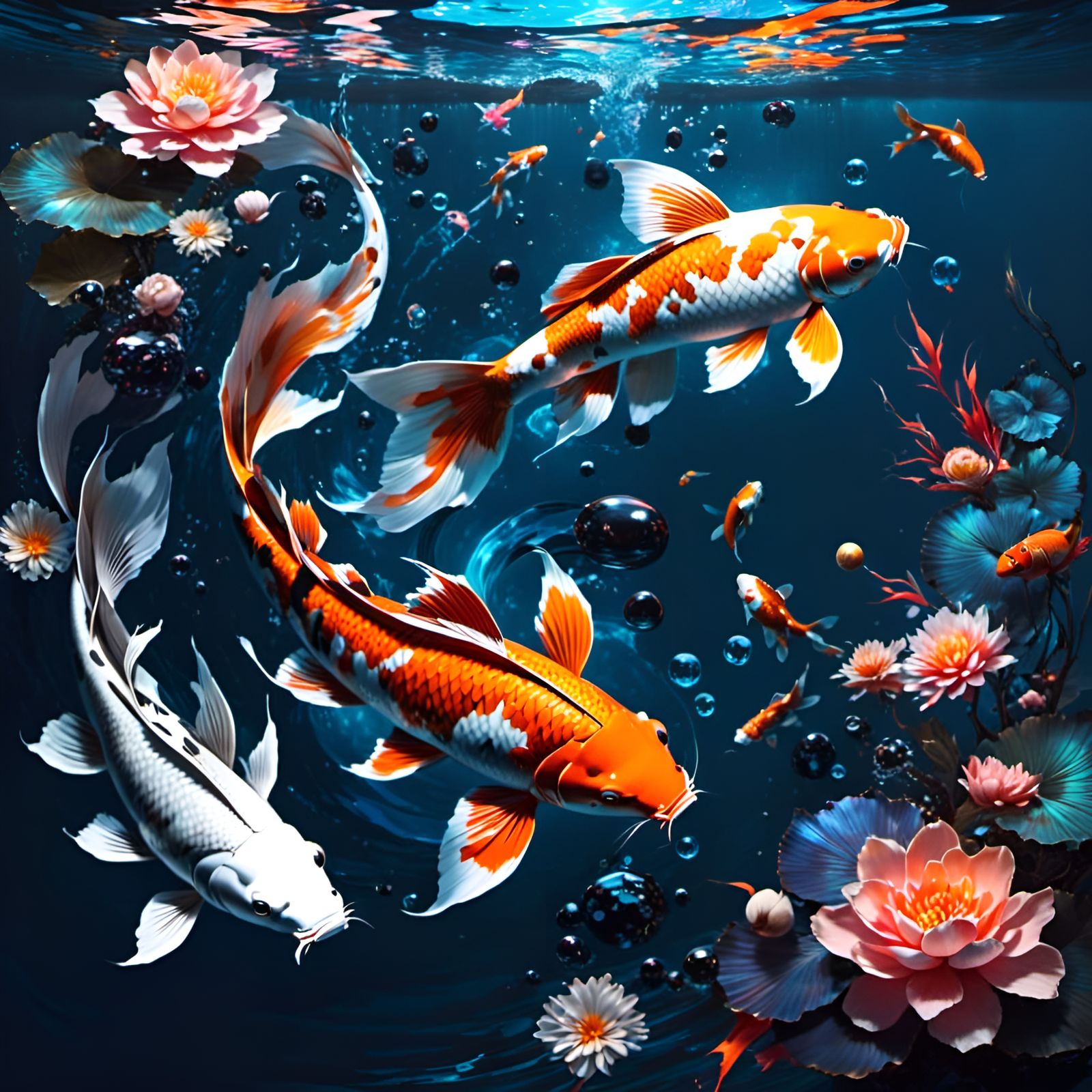 <lora:Mythological Dice:1.0><lora:Luminous Bubbles:1.0>