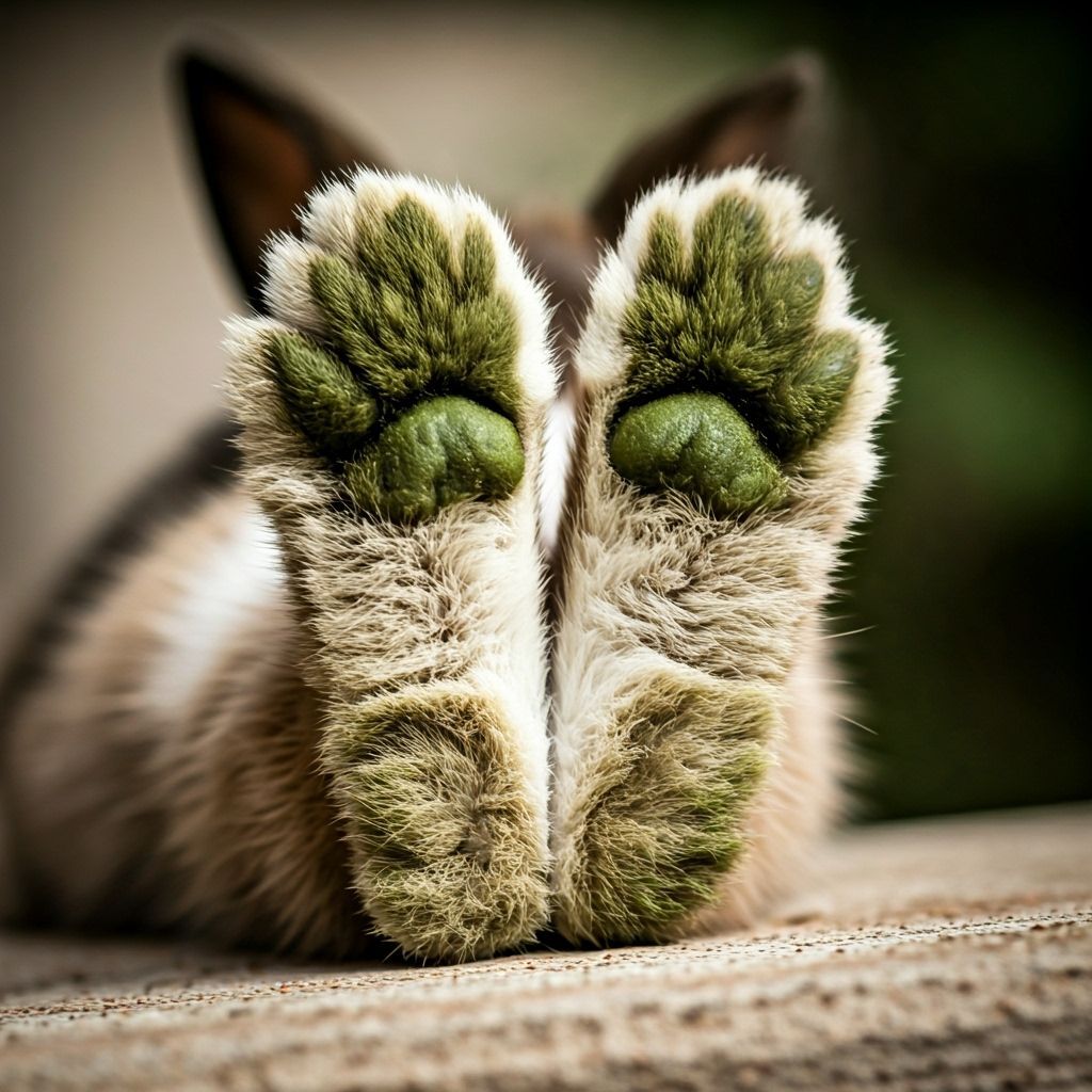 Rabbit Foot Emitting Ammonia Scent