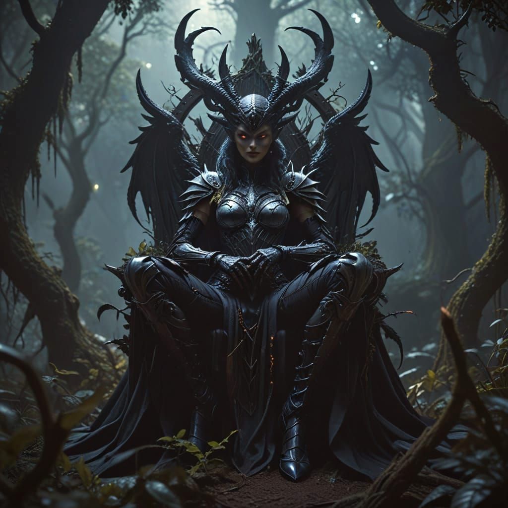 Dark Fantasy Queen of the Twisted Realm