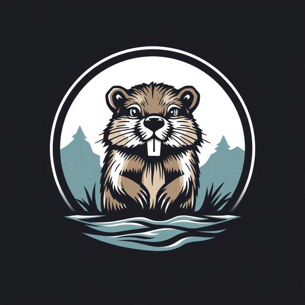 Vector Beaver Logo Design