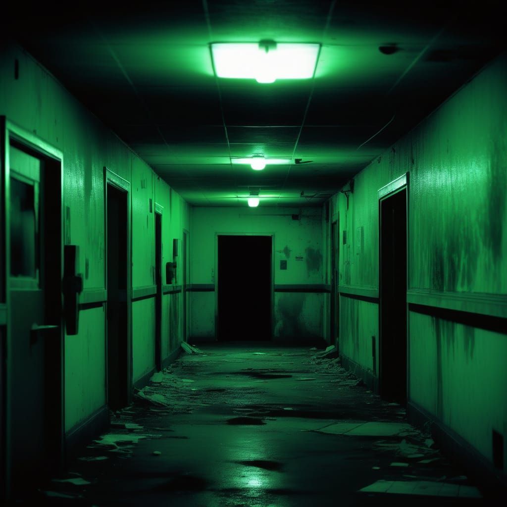 Ghostly Shadows Caught on CCTV in Abandoned Parking Garage