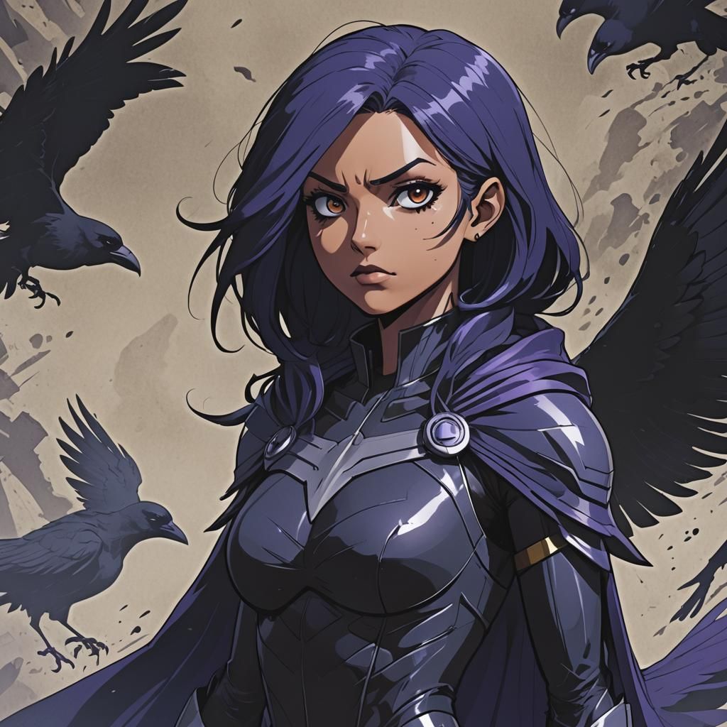 Raven Teen Titans Manga Scan Anime Art