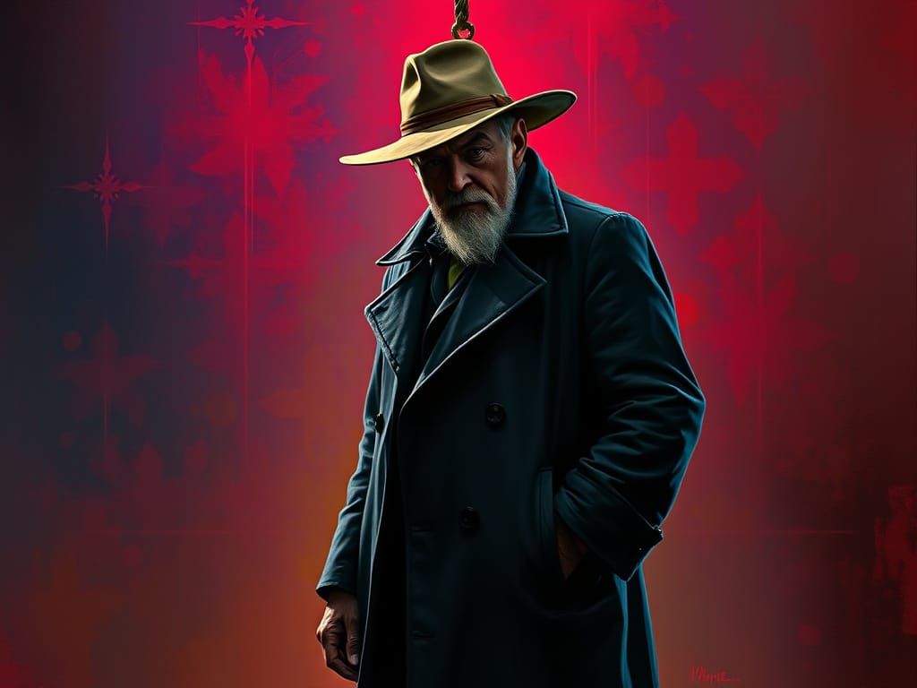 Billington the Hangman Portrait in Hyperrealistic Style