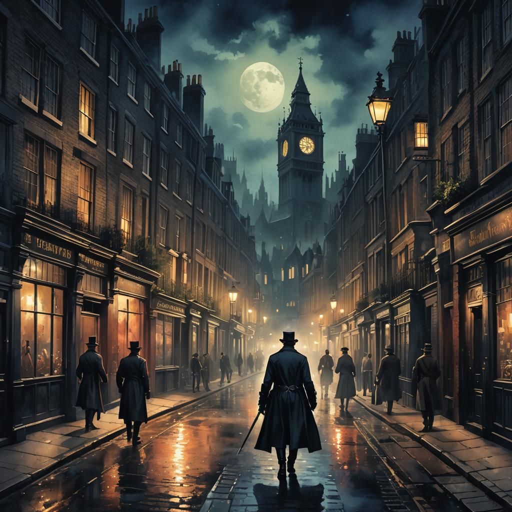 Jack on a nightly walk through London
