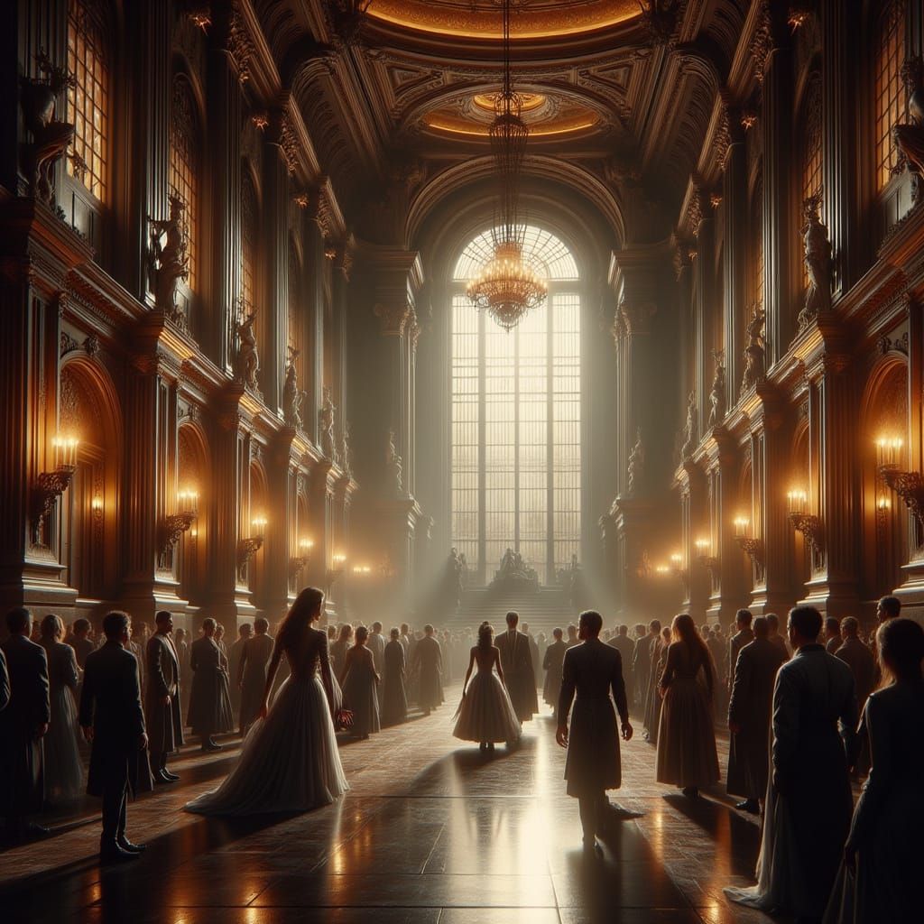 Opera House Arrival with Vintage Carriages