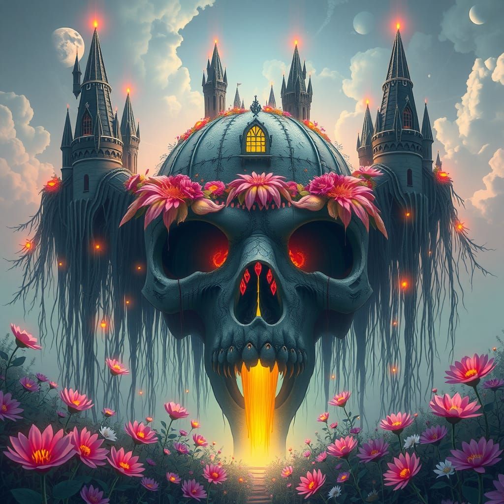 "Schädelreich: Das Schloss der finsteren Blüten"