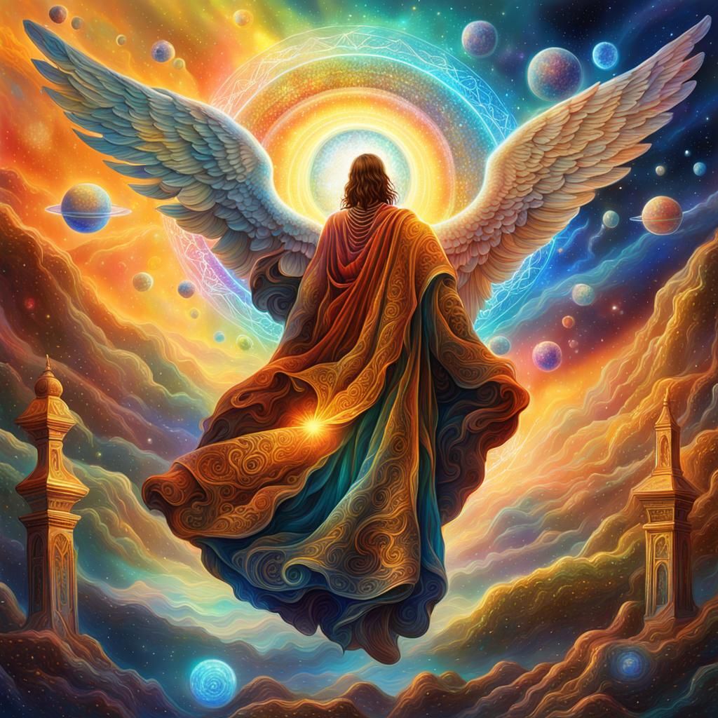 Angelic Protection Rituals in Cosmic Visionary Art