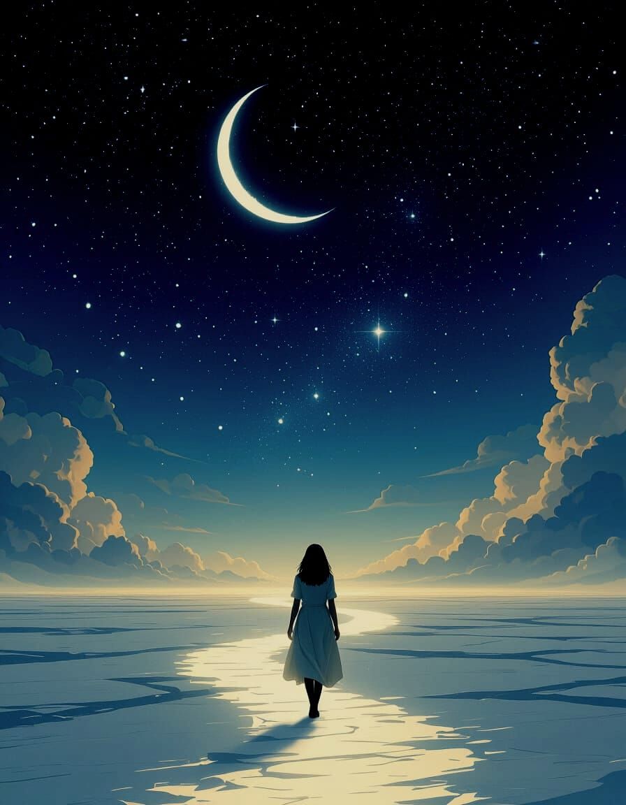 Epic Light Song: A Dramatic Digital Matte Painting