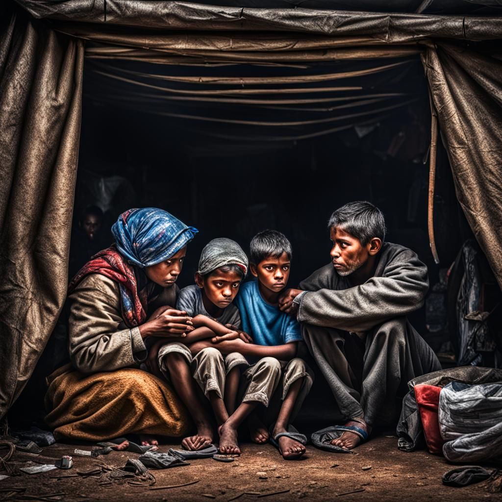 Family Shelter From Violence in Cinematic HDR