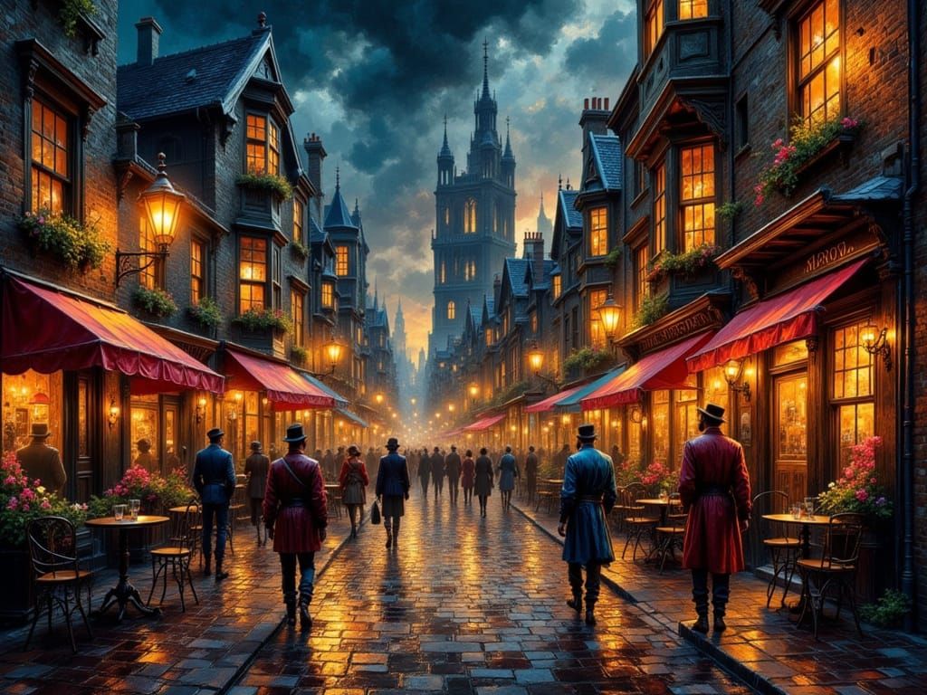 Nighttime in Ye Olde City