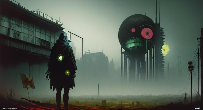 Demonic Liminal Space in Analog Horror Style