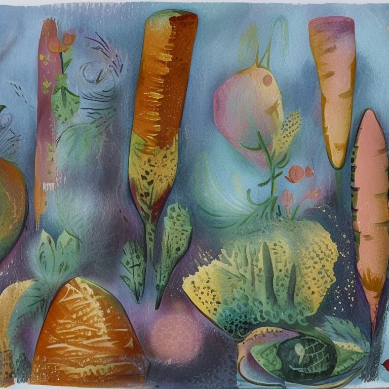 Abstract Image Inspired by Klee