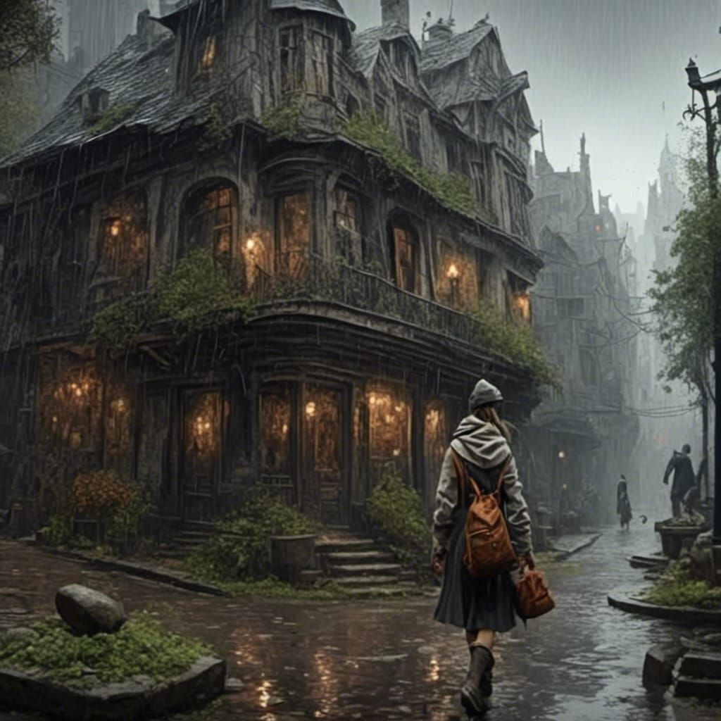 Gray rainy dayGray, rainy day