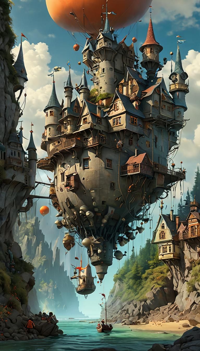 Epic, Photorealistic Dreamscapes in Triadic Colors