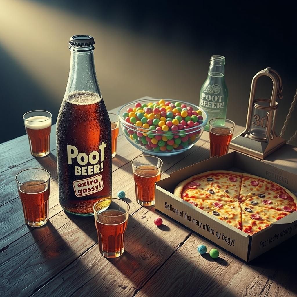 Poot Beer and Pizza: Advertising Masterpiece