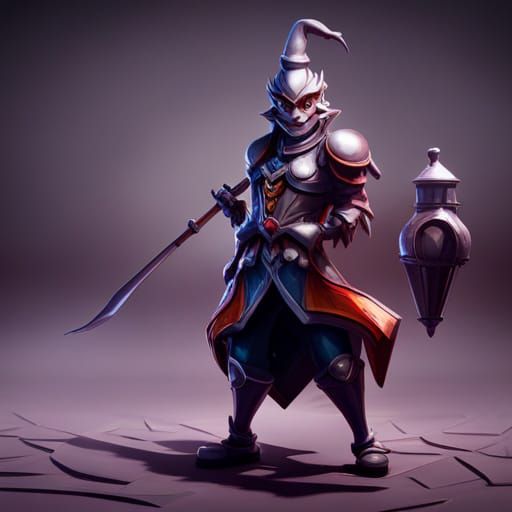 Human Shaco: 3D Cinematic Game Art