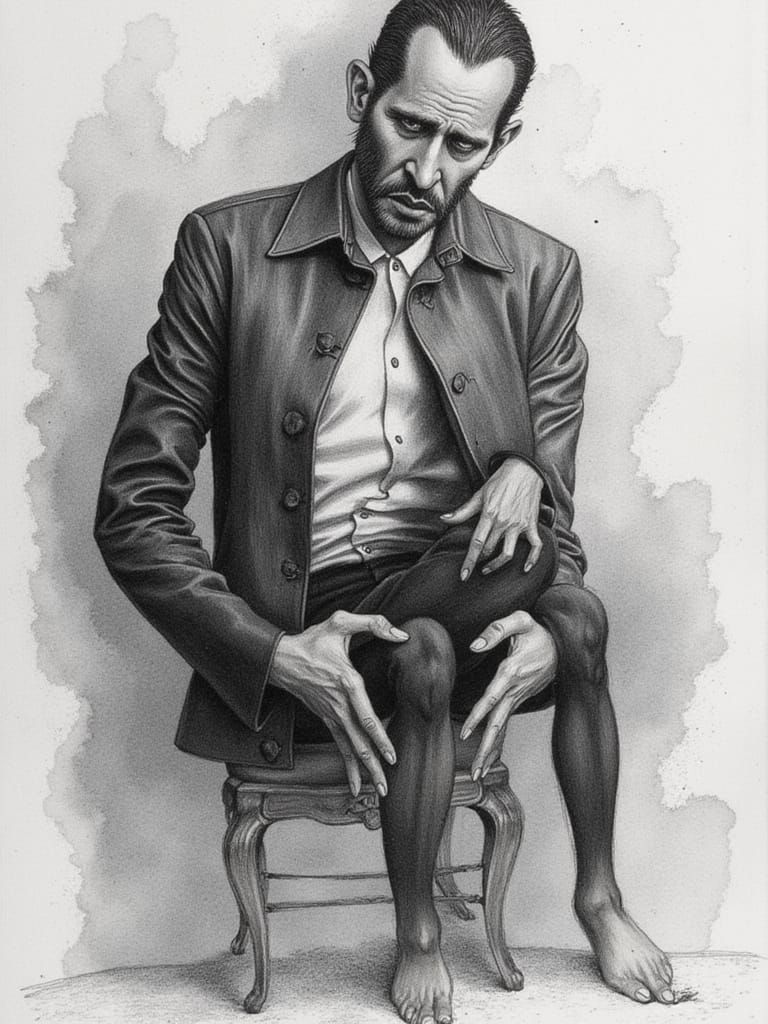 How can I scratch my thigh without it being noticed?..