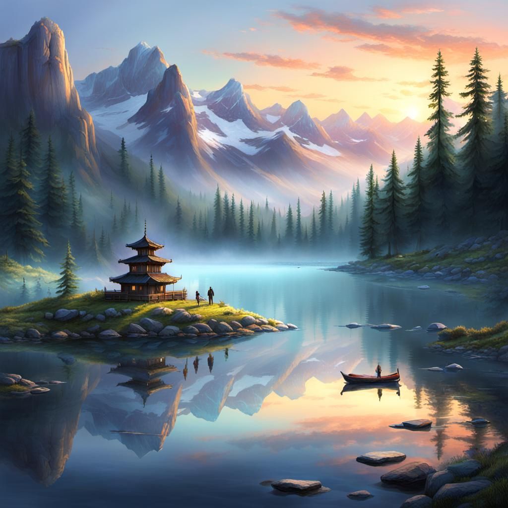 Epic Serene Landscape