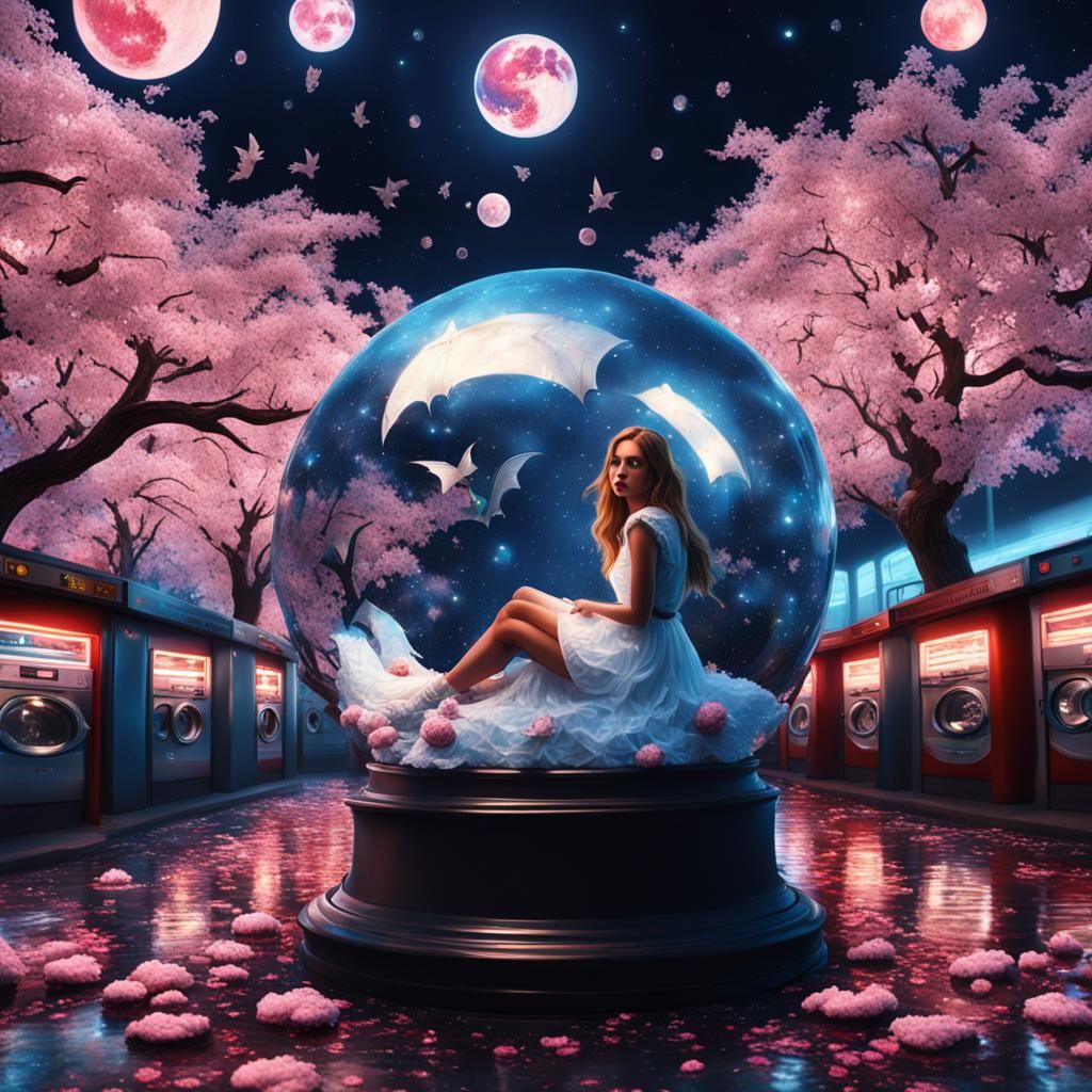 Supermodel in a Laundromat: A Photorealistic Dreamcore Maste...