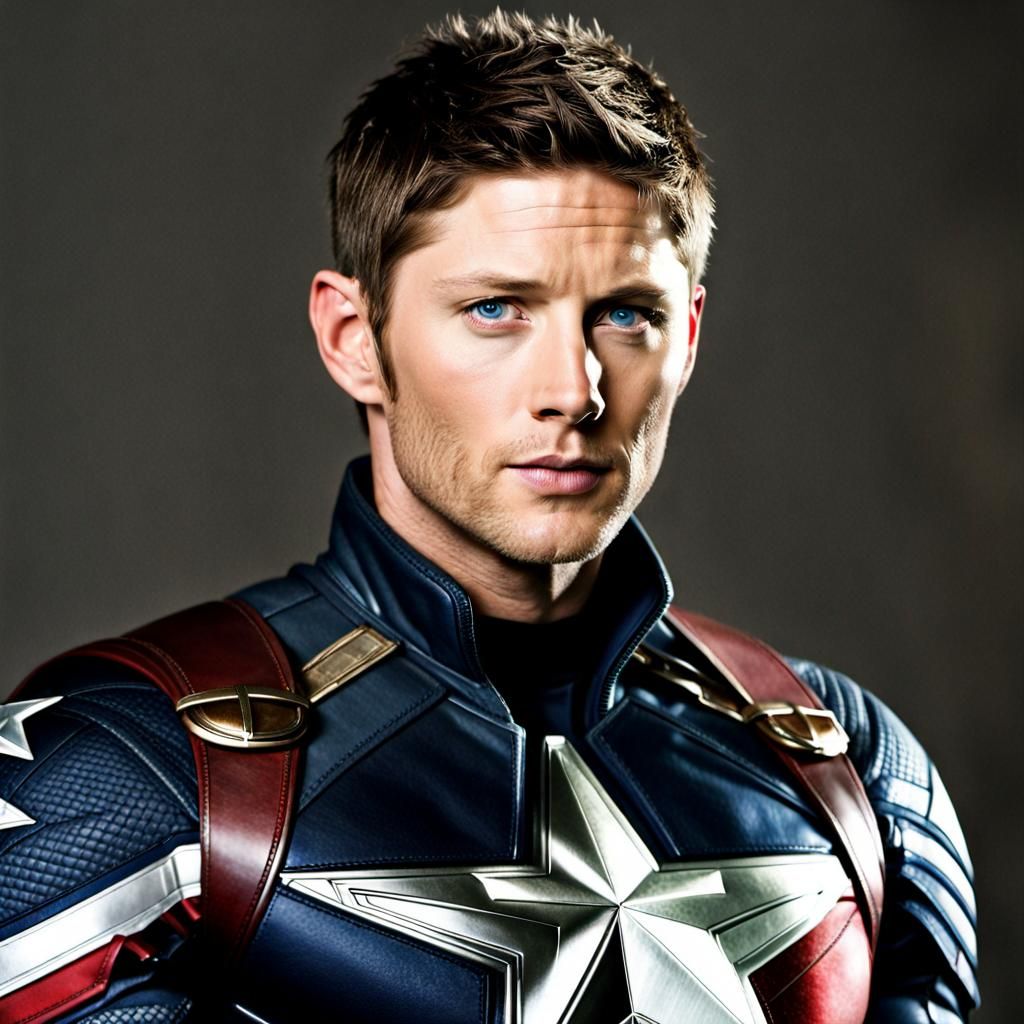 Jensen Ackles as Captain America Concept