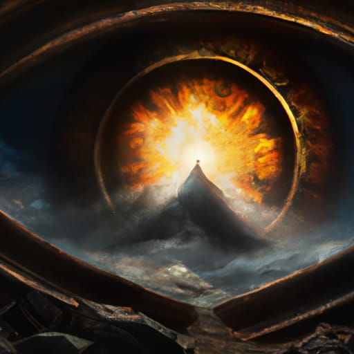 The Eye of Sauron: Epic Digital Matte Painting