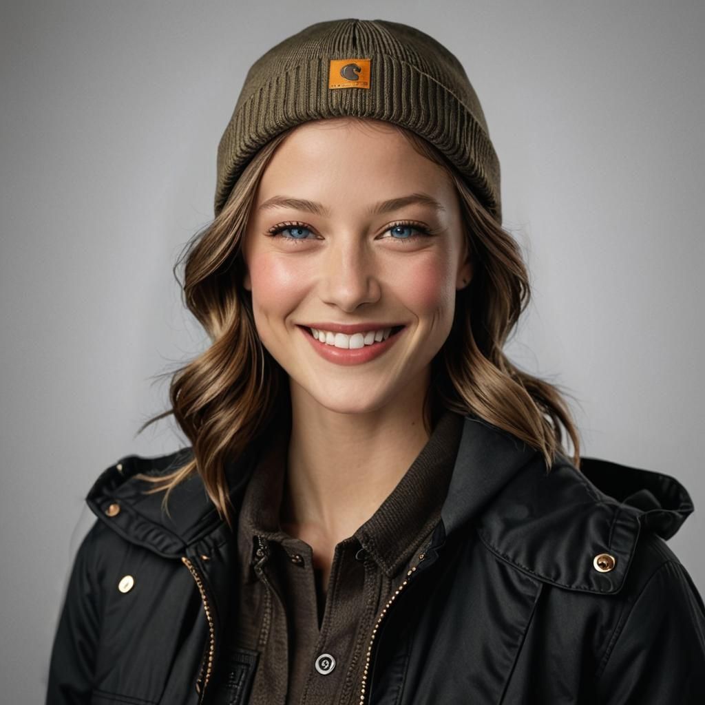 Portrait of Kat Dennings Smiling