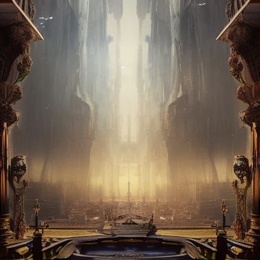 Glass Queen in Epic Digital Matte Painting