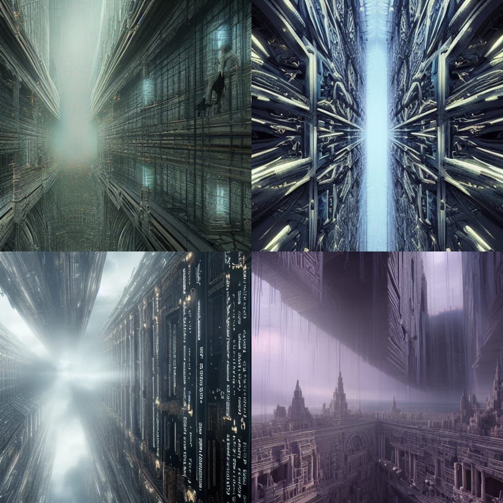 Epic Crack Reveals the Matrix in Digital Painting